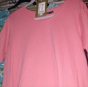 Gudrun Sjoeden Medium Pink Eyelet Tunic NWT